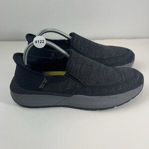 Skechers Slip Ins Neville Rovelo Mens Size 7.5 Black Walking Shoes